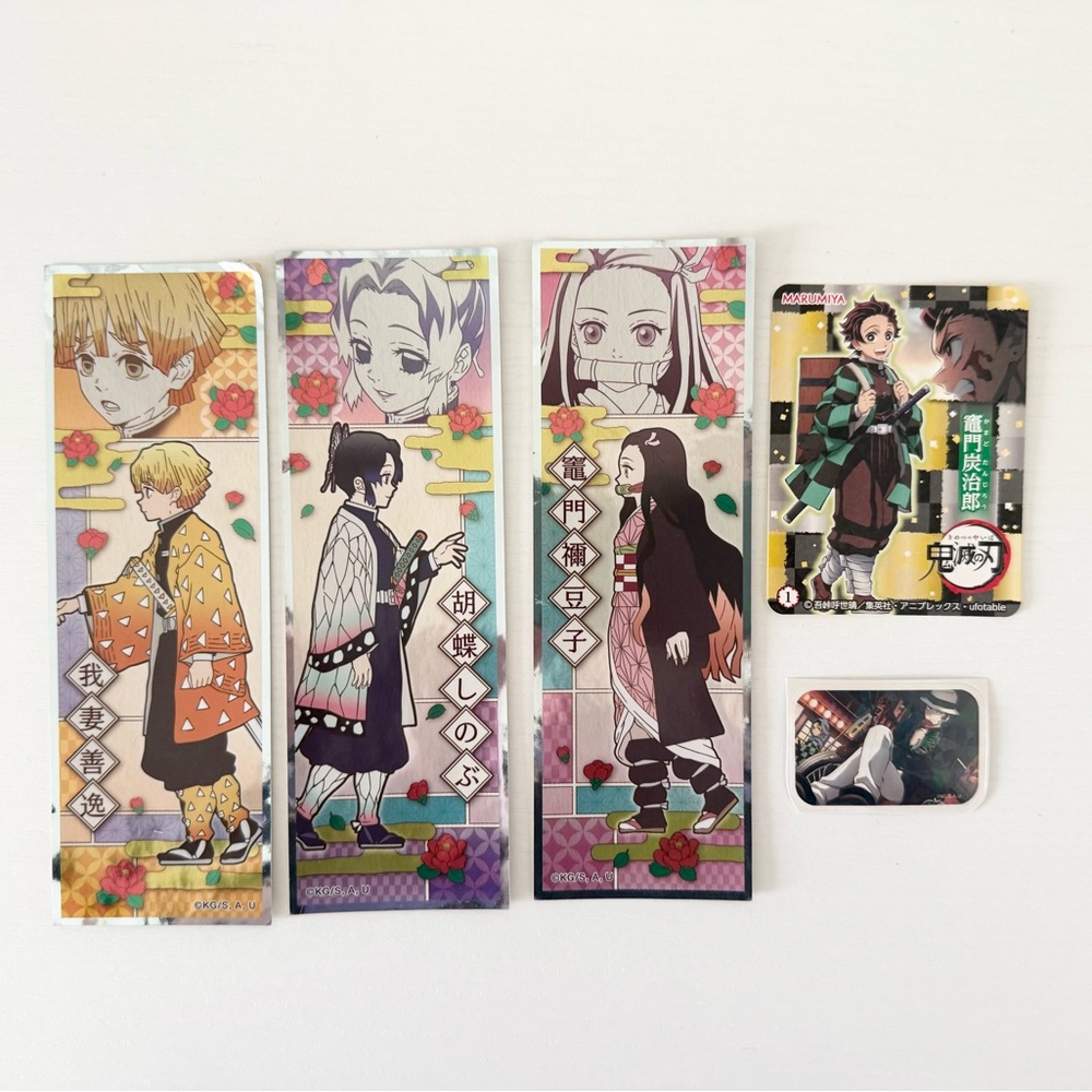 Anime official collectible stickers demon slayer